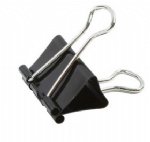 Black binder clip