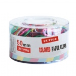 Color paper clips in PVC box